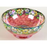 A Maling Garland lustre decorated bowl pattern 6451L, diameter 21.5cm.