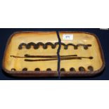 An early Winchcombe Pottery slipware rectangular dish, impressed mark,