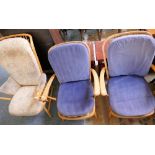 Three Ercol armchairs (3)