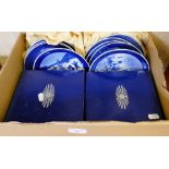 A quantity of Royal Copenhagen plates, some boxed with certificates