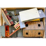 Miscellaneous moulded model railway buildings