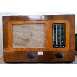 An early valve radio