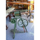 A Hobbies treadle operated fret-saw