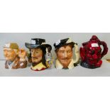 Royal Doulton; three large character mugs; Alladins Cave 6871, Sir Francis Drake D6805, King Charles