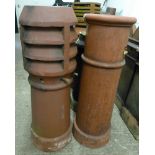 A vented chimney pot, together with another (2)