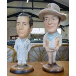 John Wayne figure, together with Humphrey Bogart (2)