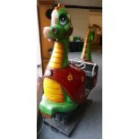 A Whitaker Bros, (Oldham) dragon kiddies coin operated ride, approximately 10/15 years old, when new