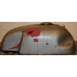 A petrol tank, believed for a Norton featherbed.