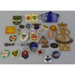 A quantity of lapel badges, to include Regent petroleum, Castrol and Vulcan together with a