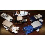 Franklin Mint 1/24 scale die cast models; 1932 Cadillac V 16, 1911 Rolls Royce, 1910 Cadillac