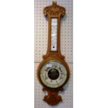 An oak framed barometer