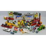 Various makers - unboxed and playworn models by Lesney, Matchbox Super Kings, Tonka, Britains,