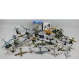 Various makers - large quantity of predominantly die-cast model aeroplanes, some by Corgi, some with