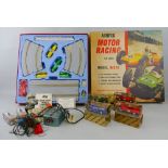 Airfix Model M.R.15 Motor Racing Set, boxed with instructions, together with four additional boxed