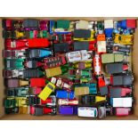 Various makers - over fifty unboxed models by Corgi, Matchbox, Majorette, Oxford, Lesney, MOY, Lledo