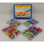 Matchbox - Collector's Carrying Case containing forty eight die-cast models in four lift-out