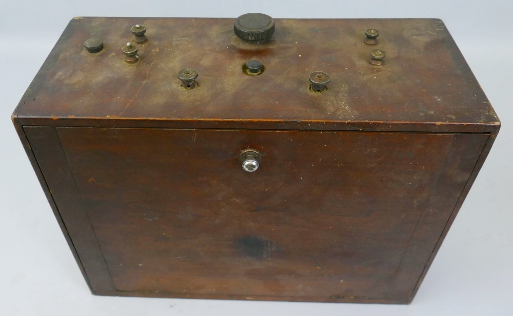 A Gecophone Victor 3 radio receiver, together with a wooden cased probably audio amplifier and the - Image 4 of 8