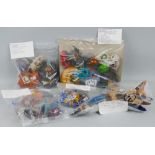 Kenner Mask Skybolt aeroplane and five action figures, together with Mighty Max Series One, Series