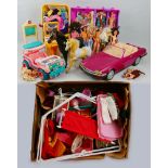 Sindy and Barbie - large quantity of unboxed dolls, accessories and clothing including fourteen