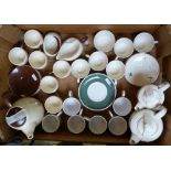 Carlton ware tea service, Susie Cooper cups and saucers and Poole tea service