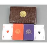 A set of 1960's Victoria Sporting Club playing cards, boxed