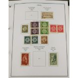 An album of mint and used Israeli stamps 1948-2001