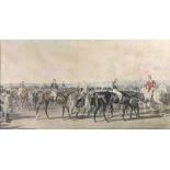 J F Herring Snr., a print, Racing Plate 4, 13" x 24 1/2"