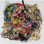 A quantity of modern costume jewellery