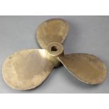 A "bronze" 3 bladed ships propellor marked 18 AD LH 17"