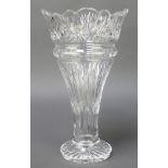 A modern Waterford Princess vase 12 1/2", boxed