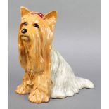 A Beswick figure of a seated Yorkshire Terrier, impressed 2377 10"