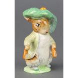 A Beswick Beatrix Potter figure - Benjamin Bunny 1st version (ears out, shoes out, pale green