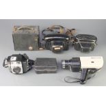A no.2A boxed Brownie camera, a Tarot Austose camera, a West German Boots Beirette B.L. camera, a