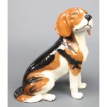 A Beswick figure of a seated Beagle 2300 13"