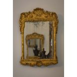 A PAIR OF IRISH GILTWOOD WALL MIRRORS, 1