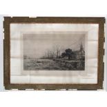 After BW Leader,
Monochrome 1888 photoengraved print,
' An April Day ',
Aperture 29 x 41 1/4".