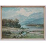 William Mcgregor XX Scottish,
Coloured print,
Loch Leven,
Bears ' James Little ,