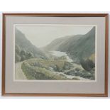 Alastair Paterson XX Irish School,
Watercolour ,
' The Gap of Dunloe , County Kerry ' Ireland,