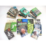 Books: A large collection of Cricket books and Biography's,