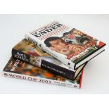 Books: A collection of three rugby books, to include: '' Team England Rugby ,