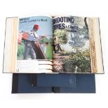 A large collection of 1950s '' The Shooting Times and Country Magazine '' in four blue cloth bound