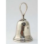 A bell with loop handle CONDITION: Please Note - we do not make reference to the