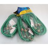 3 sets of 36" bungee cords (2 per set) CONDITION: Please Note - we do not make