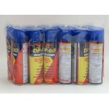 Twelve tins of DP60 penetrating spray (1 pkt) CONDITION: Please Note - we do not