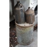 3 x vintage fuel cans CONDITION: Please Note - we do not make reference to the