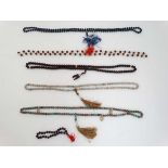 A quantity of assorted bead necklaces etc to include various hardstone examples, tigers eye,