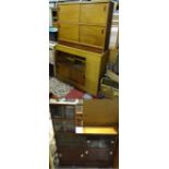 Pair of retro sideunits CONDITION: Please Note - we do not make reference to the