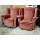 2 x armchairs CONDITION: Please Note - we do not make reference to the condition