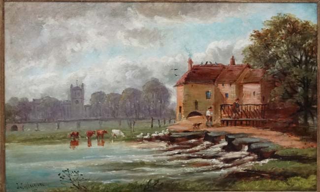 John Joseph Hughes (1820-1909), Oil on canvas, River Avon, '..... .... - Image 3 of 4