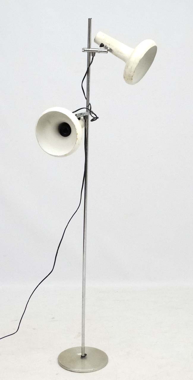 Vintage Retro : a Scandinavian double standard lamp , - Image 3 of 3